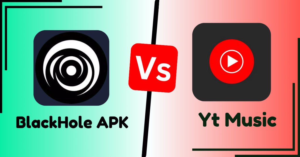 BlackHole Apk Vs Yt Music